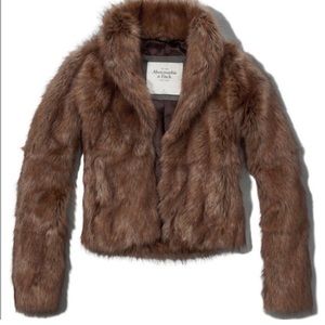 A&F Faux Fur Coat